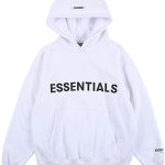 White Essentials Hoodie